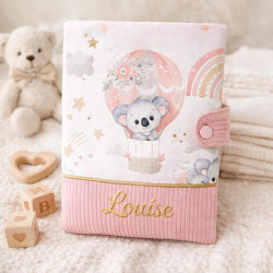 Protège carnet de santé bébé – Thème Koala