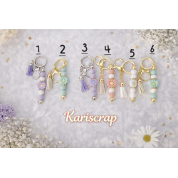 🌸 Porte-clé fleuri