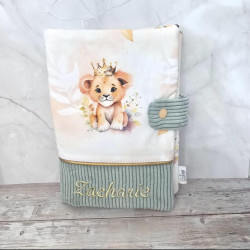 Protège carnet de santé bébé – Thème Lionceau