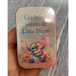 Boîte à points personnalisable – Récompense ludique pour enfants